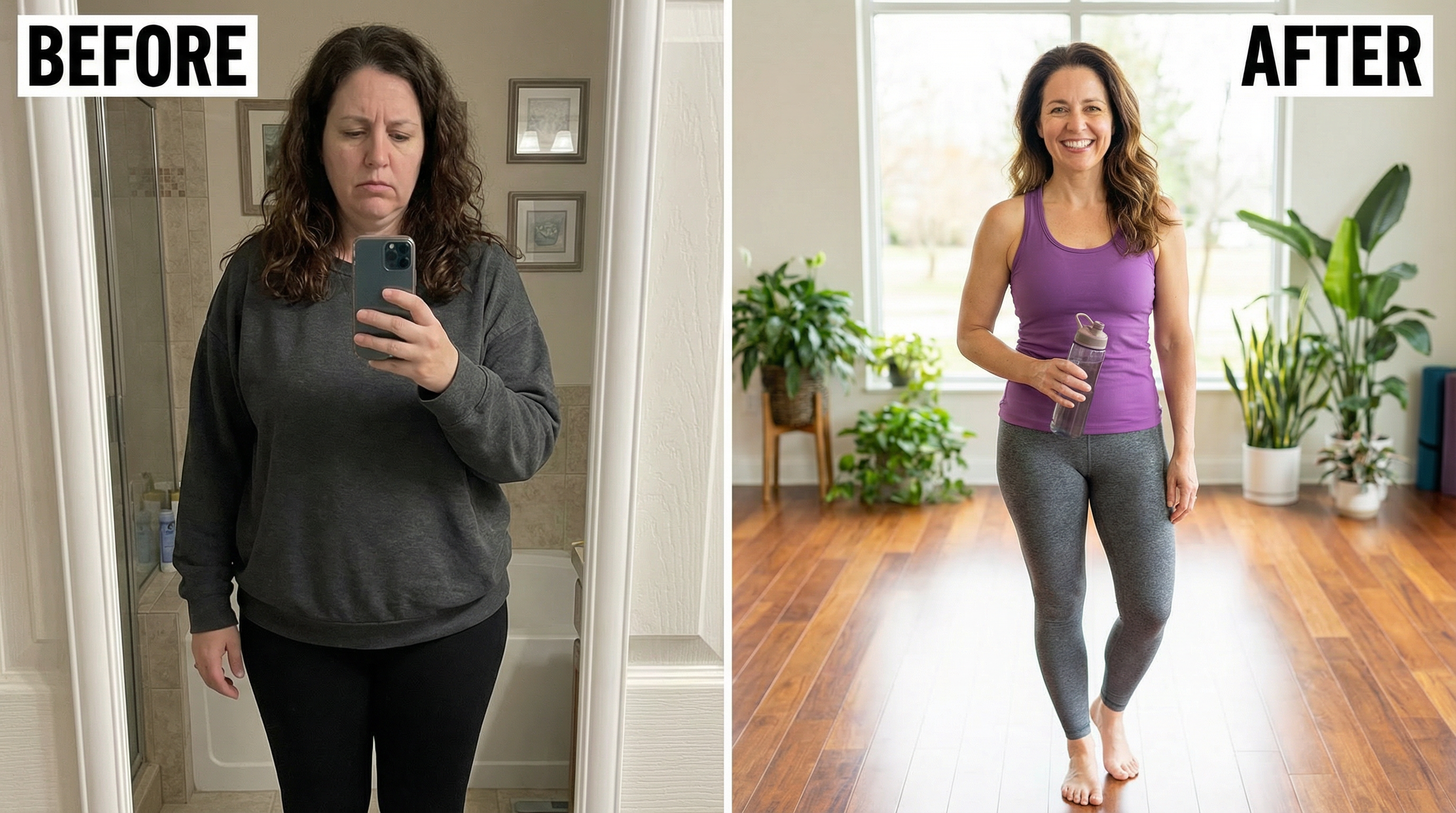 Sarah's 32-pound transformation at age 47